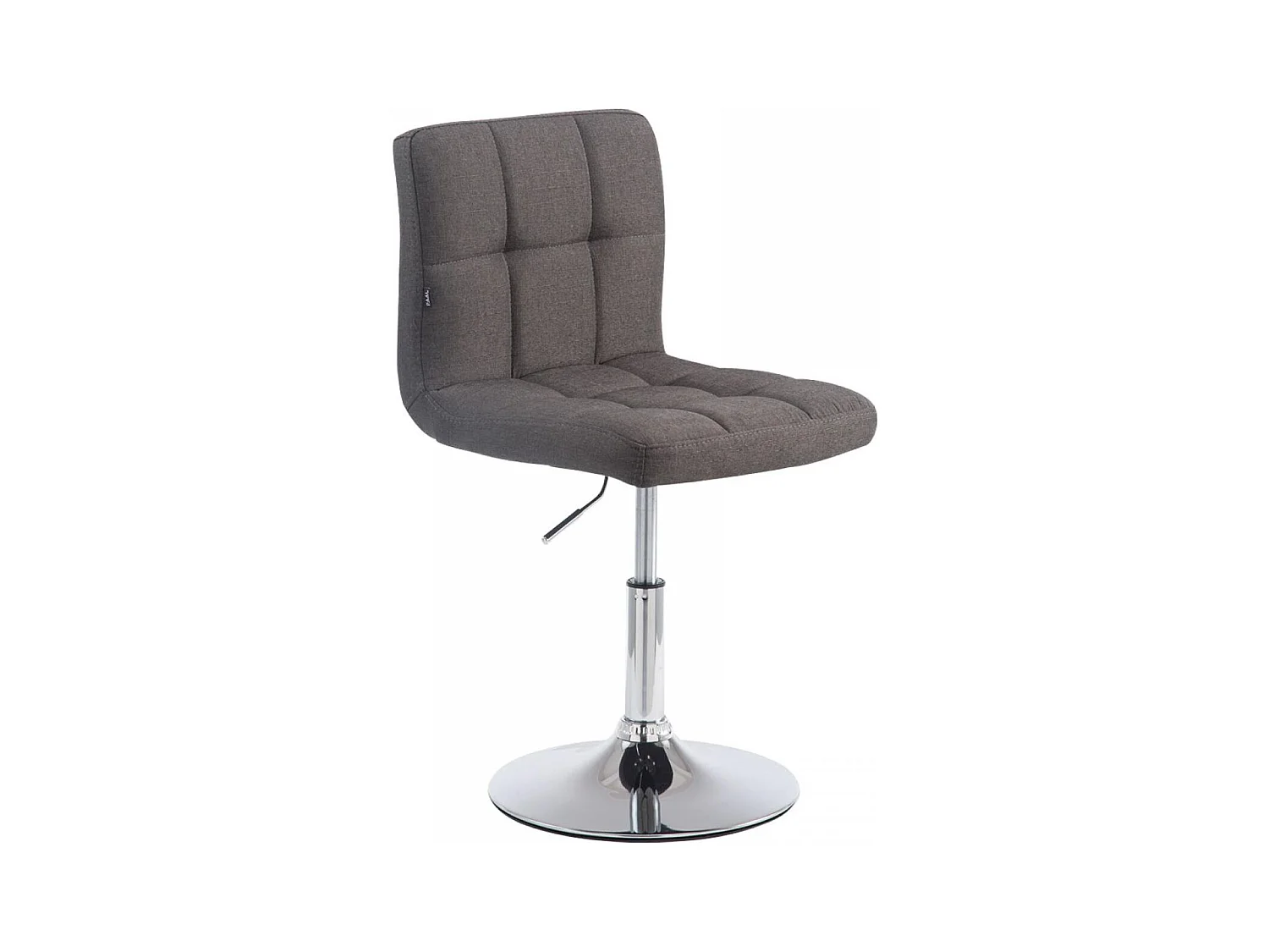 Fauteuil pivotant - Tissu & Nature - Gris foncé - Palma