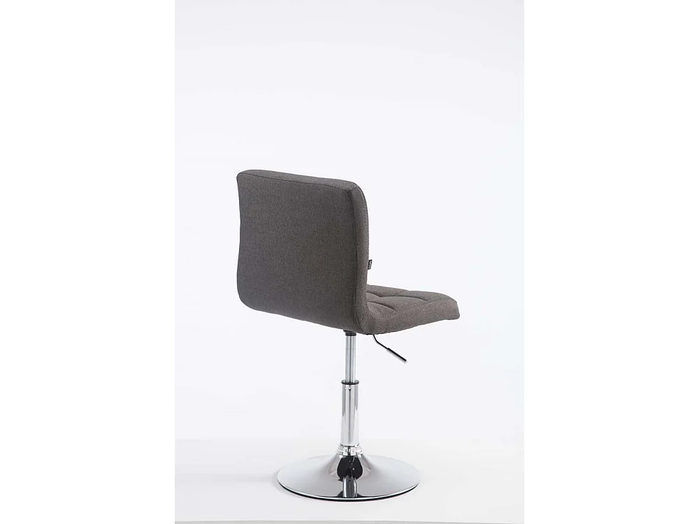 Fauteuil pivotant - Tissu & Nature - Gris foncé - Palma