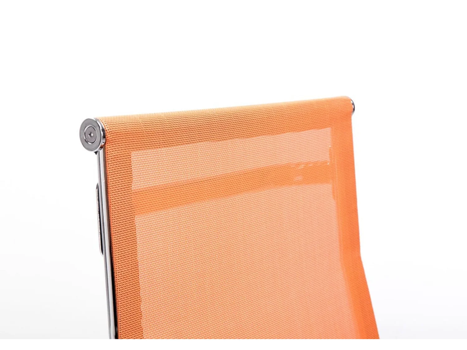 Lot de 2  chaise salle à manger - Similicuir & Nature - Orange - Brenda