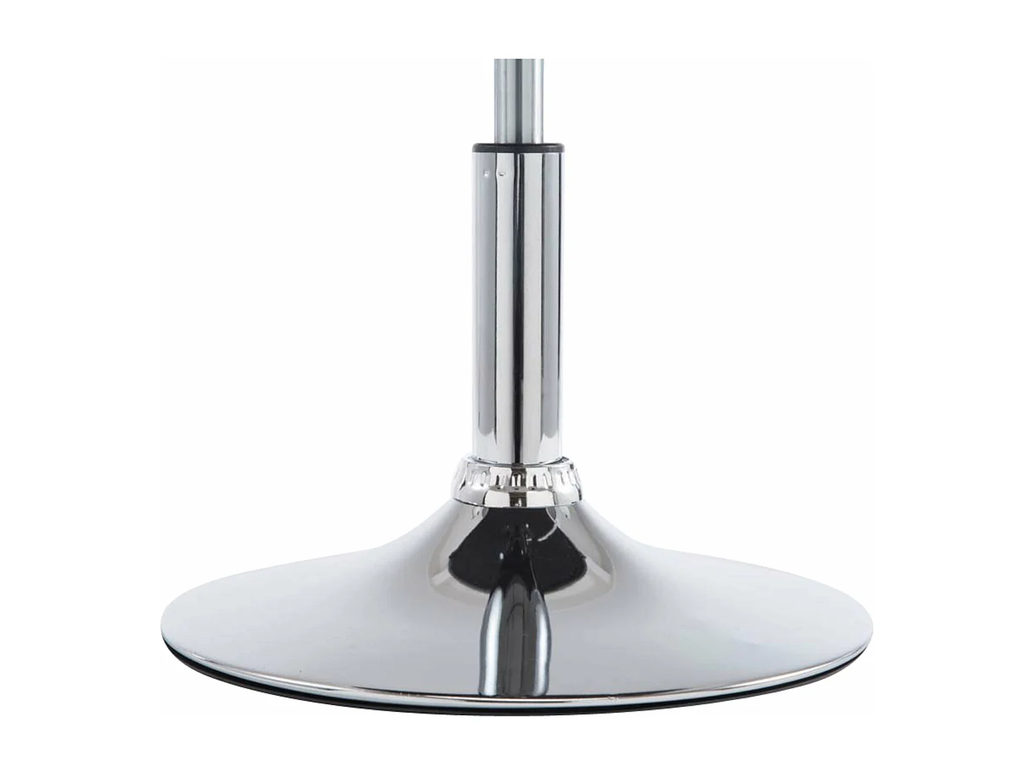 Lot de 4  Chaise gondole - Similicuir & Métal chromé - Orange - Palma V2