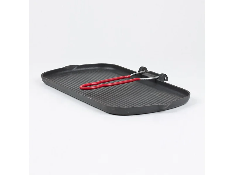 Invicta Grill rectangulaire fonte 37x22cm noir - 32700