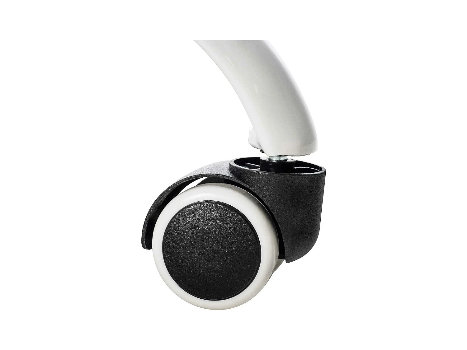 Chaise de bureau - Microfibre & Blanc - Violet - Tracy