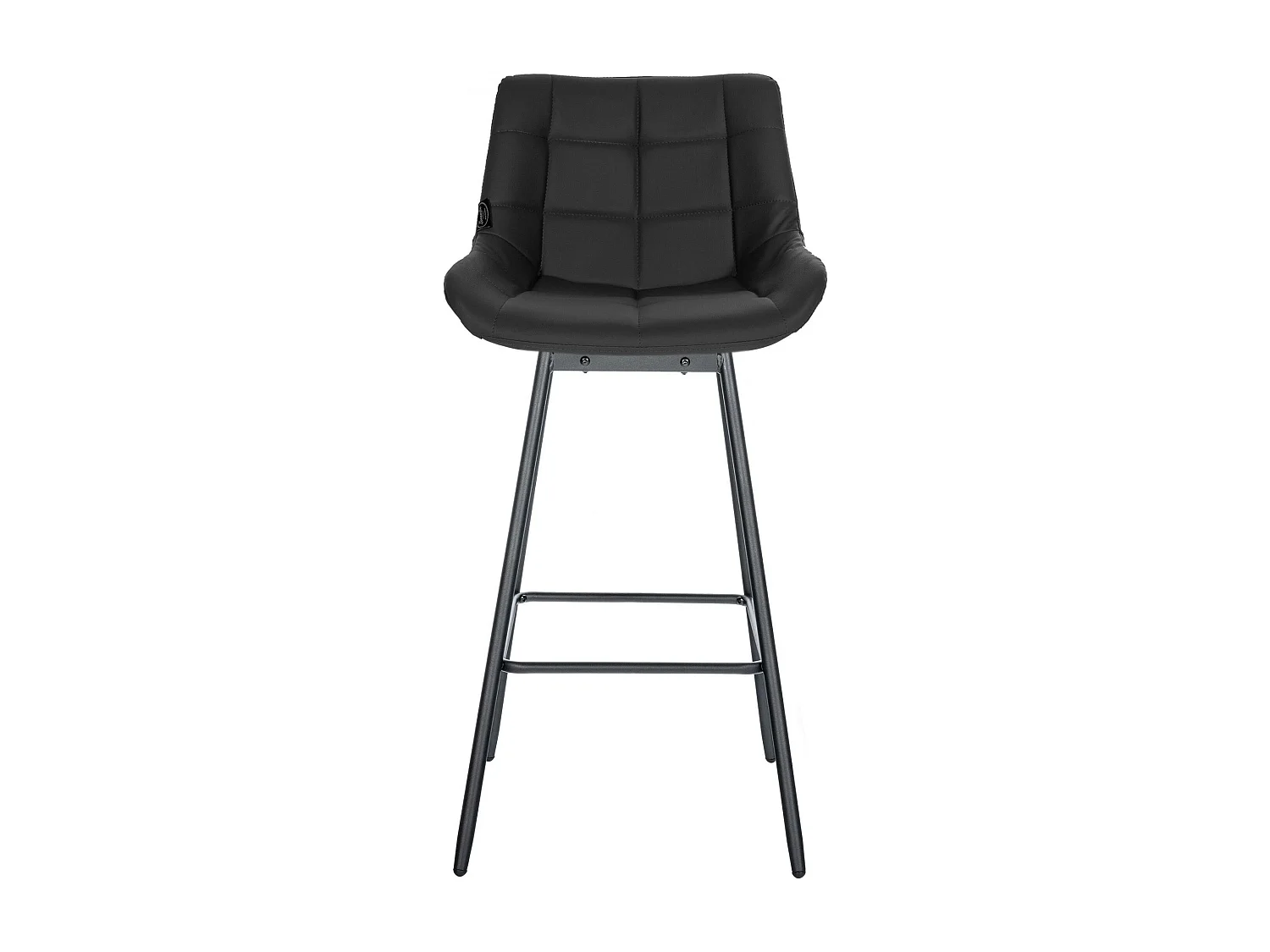 Tabouret de bar - Similicuir - Noir - Weston