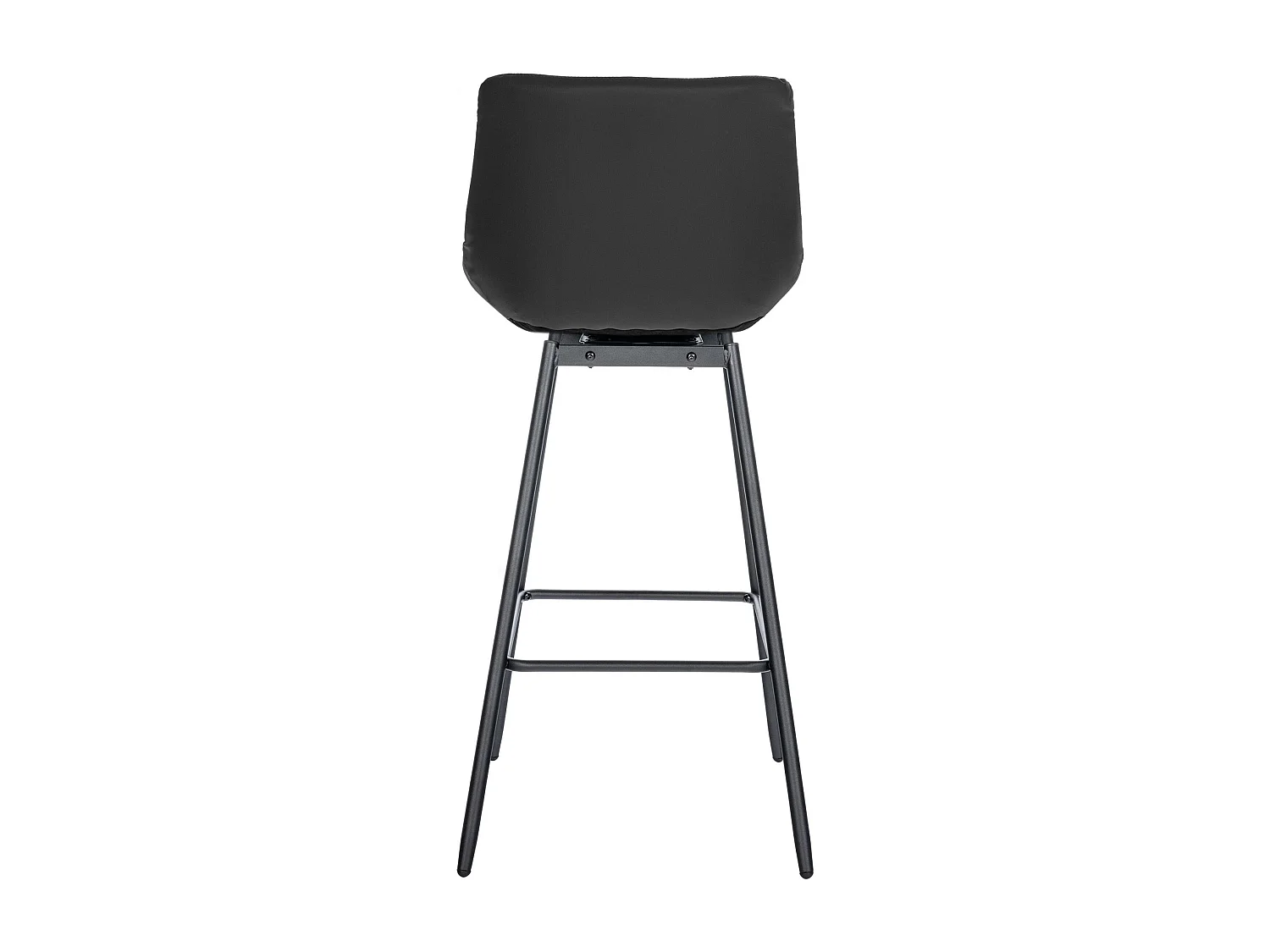 Tabouret de bar - Similicuir - Noir - Weston