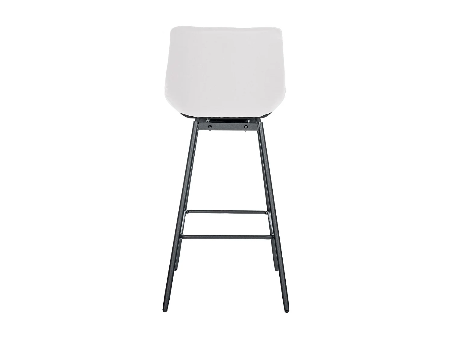 Tabouret de bar - Similicuir - Blanc - Weston