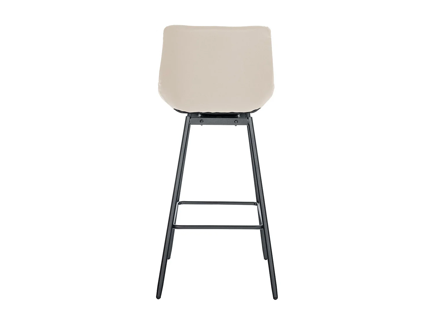 Tabouret de bar - Similicuir - Crème - Weston