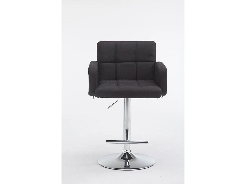 Tabouret de bar - Tissu & Métal - Noir - Los Angeles