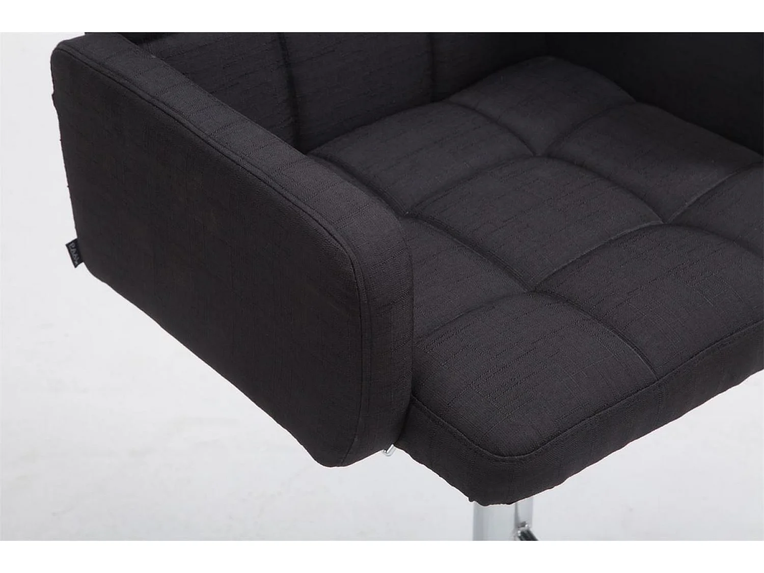 Tabouret de bar - Tissu & Métal - Noir - Los Angeles