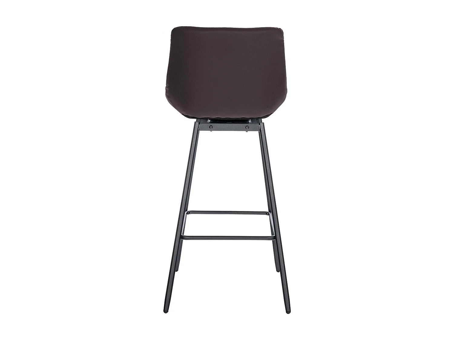 Tabouret de bar - Similicuir - Marron - Weston