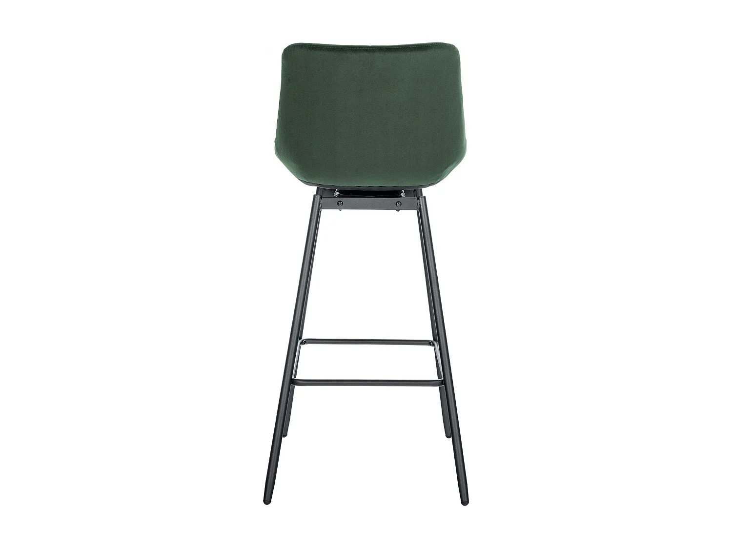 Tabouret de bar - Velours - Vert foncé - Weston