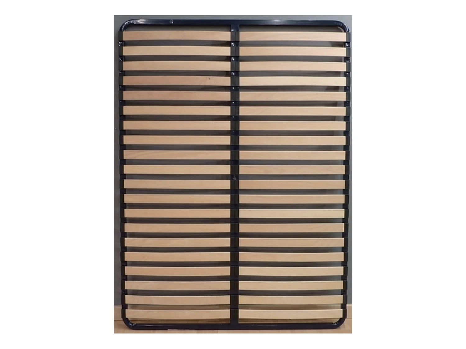 Cadre de lit moderne microfibre Avika-Couleur Gris foncé-90x190-Option Avec sommier