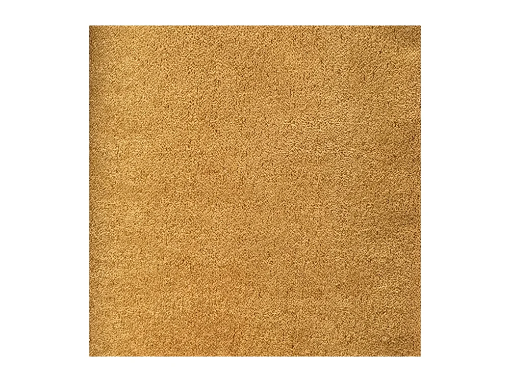 Lit sans sommier rembourré 180x200 microfibre ocre Azelia