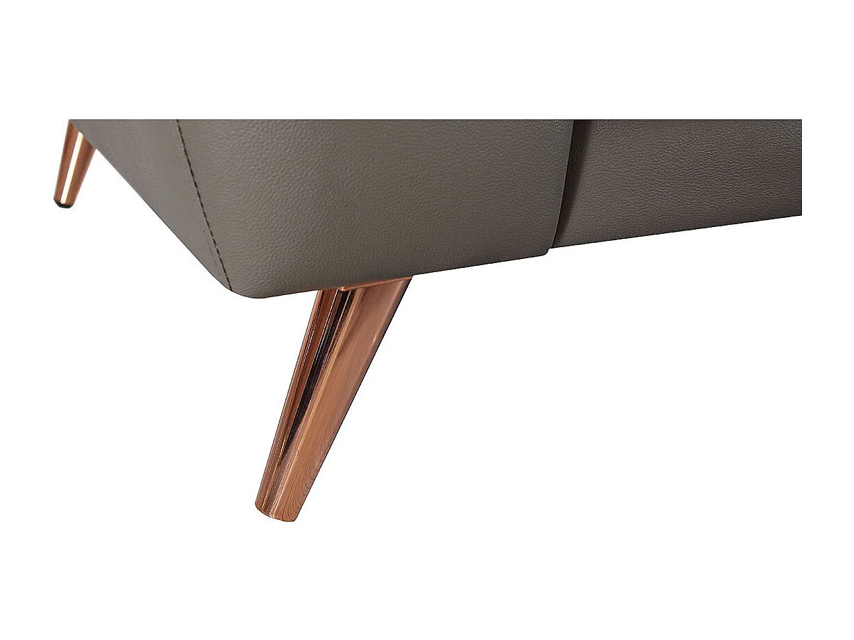 Fauteuil cuir Design SIANNA Marron