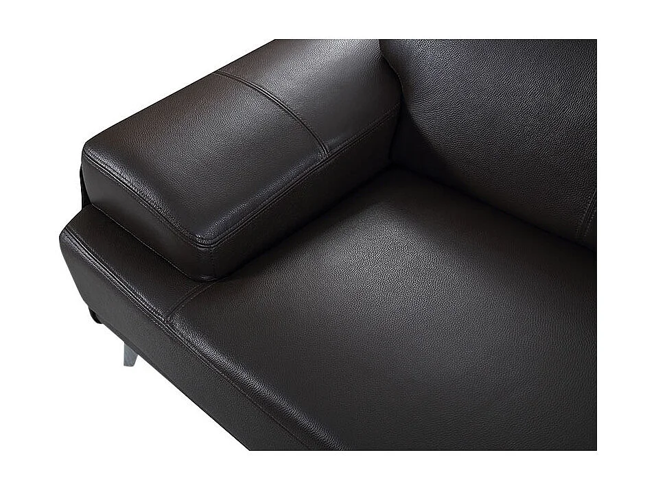 Fauteuil cuir Design GARLIK Marron