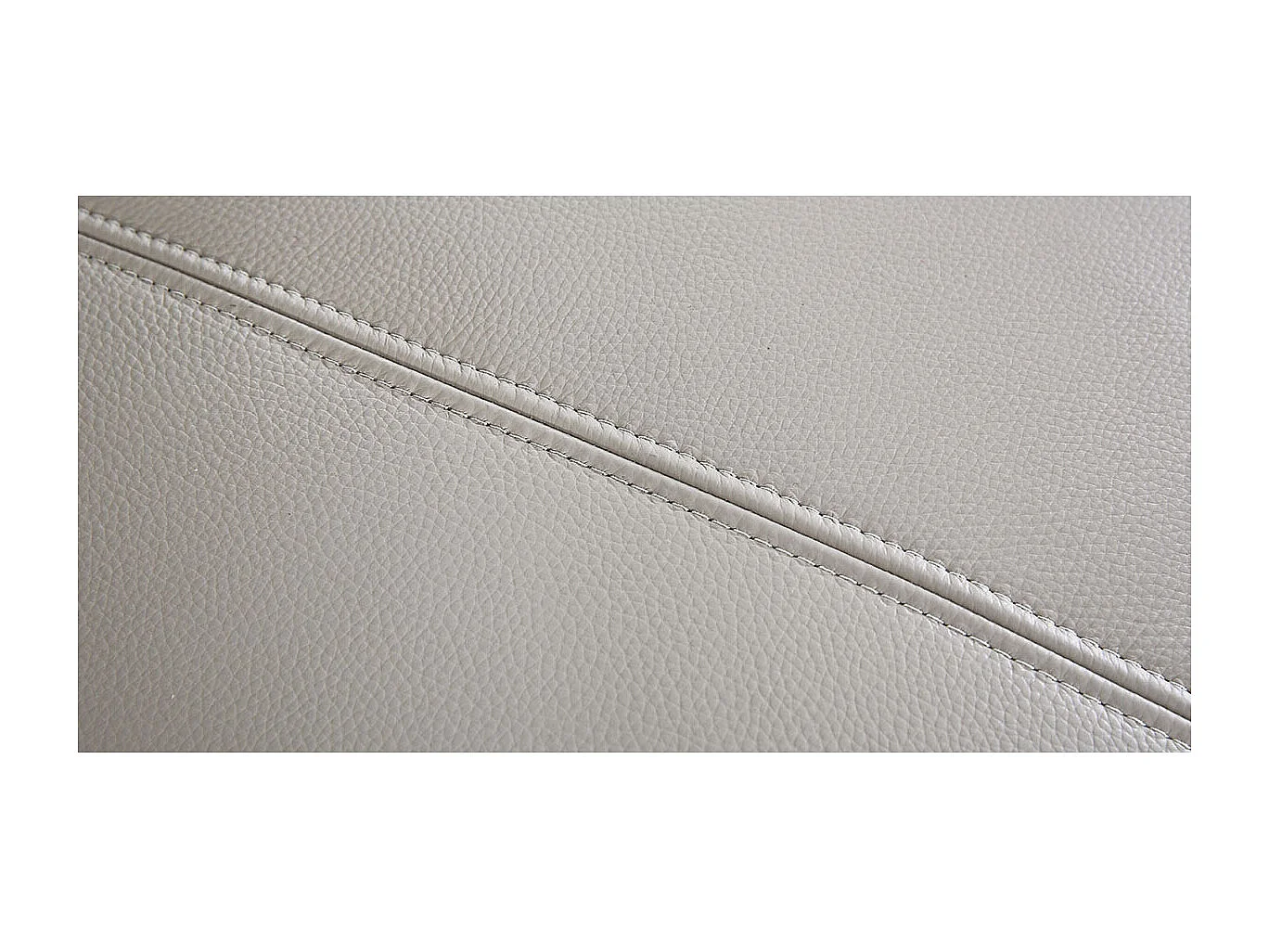 Fauteuil cuir Design ELLIE Beige