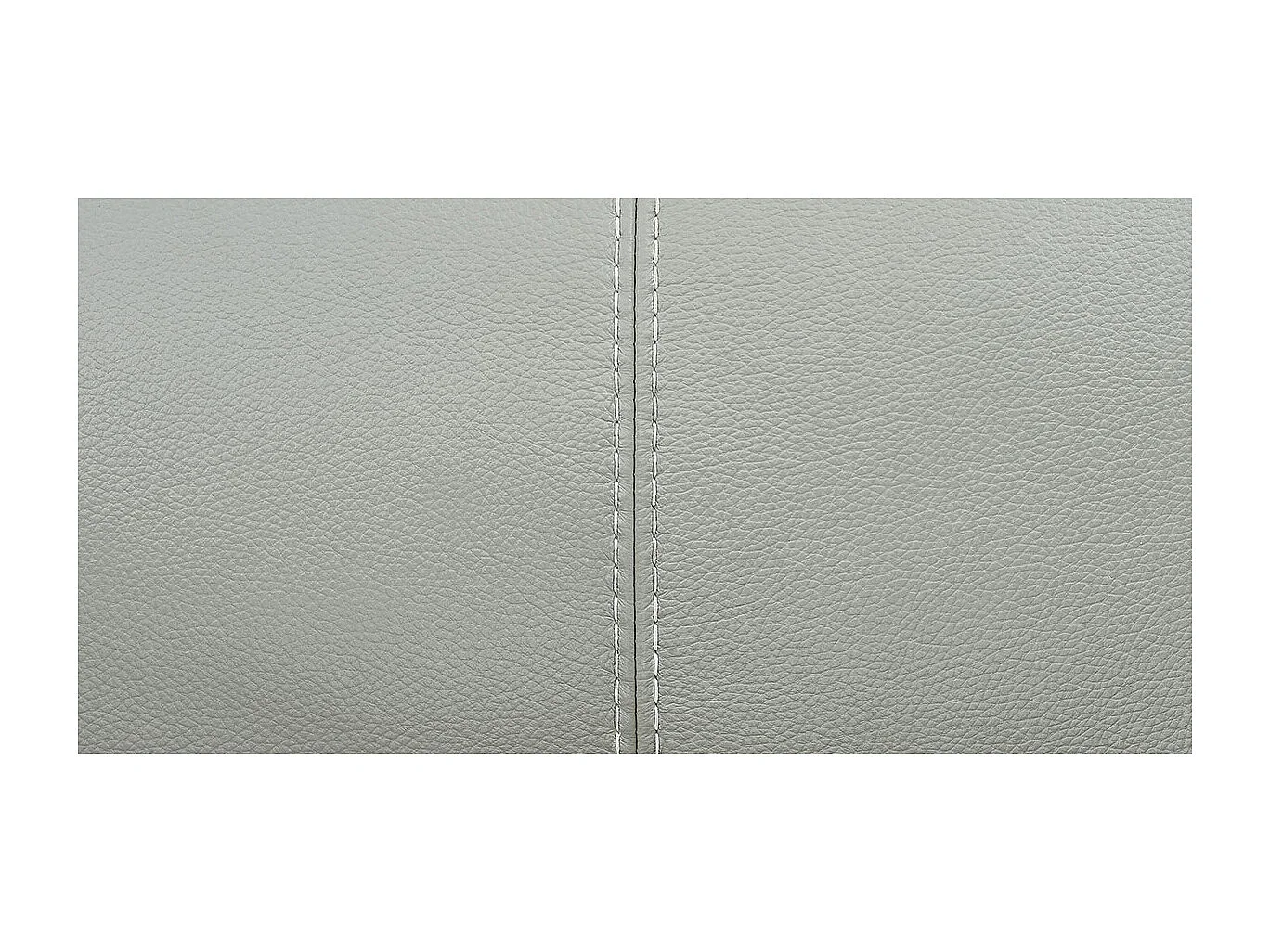 Fauteuil relaxation électrique 1 place en cuir BIANCA - Gris clair Gris perle