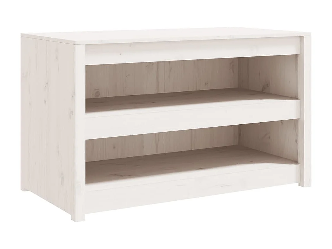 Armoire de cuisine d'extérieur blanc bois de pin massif