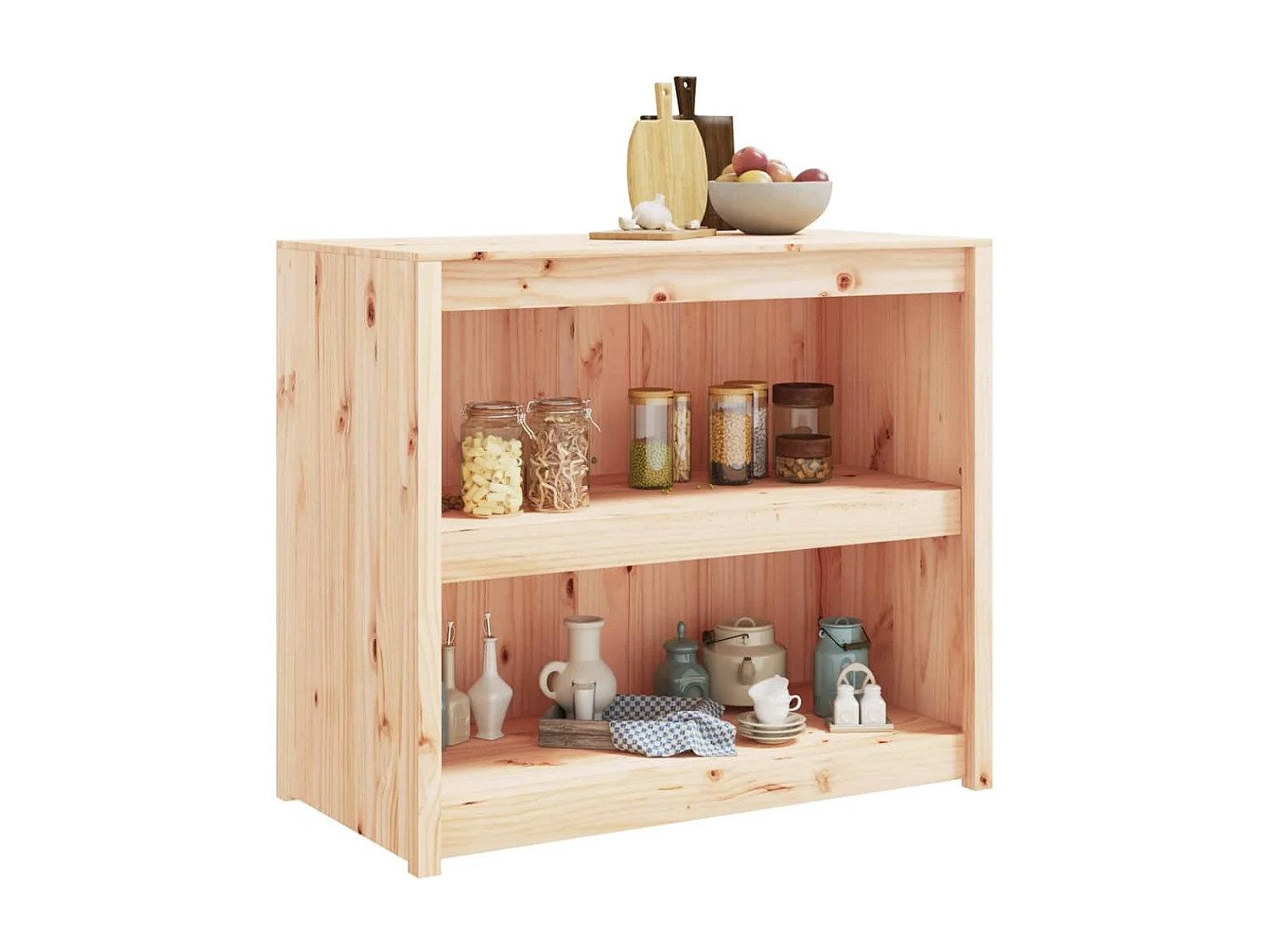 Armoire de cuisine d'extérieur 106x55x92 bois de pin massif