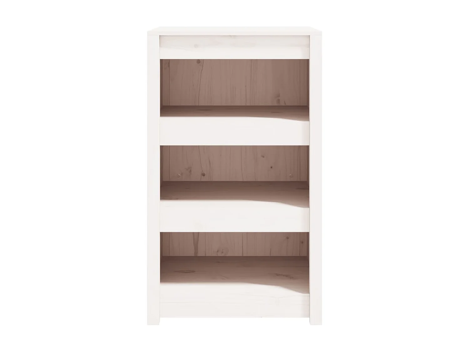 Armoire de cuisine d'extérieur blanc bois de pin massif