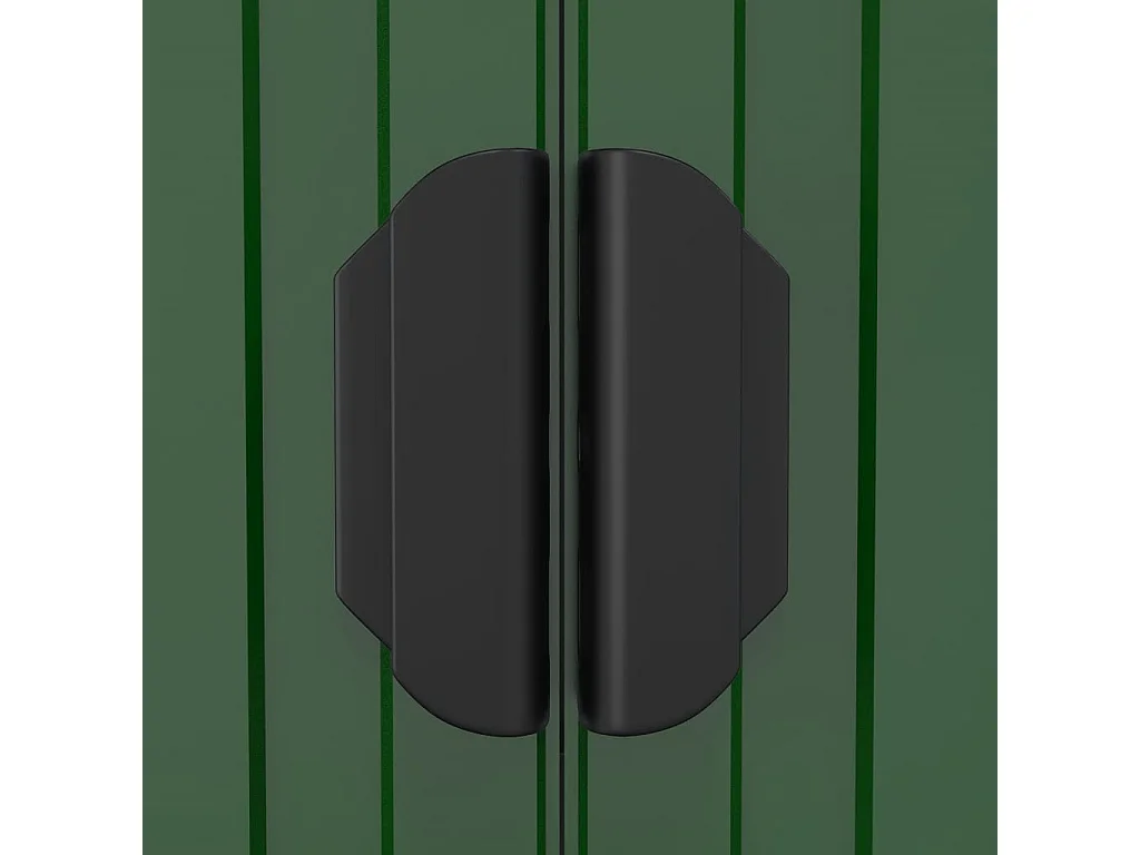 Abri de jardin Vert 192x689x223 Acier galvanisé