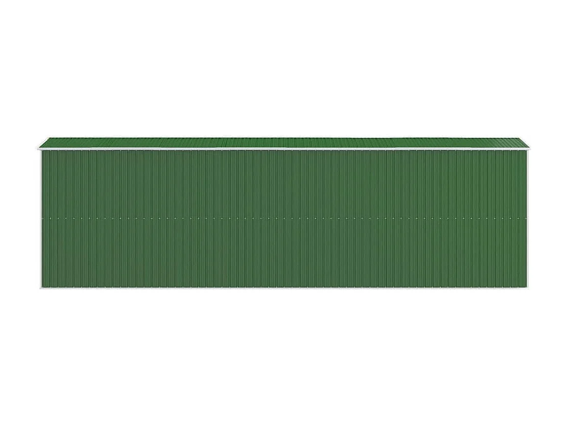 Abri de jardin Vert 192x689x223 Acier galvanisé