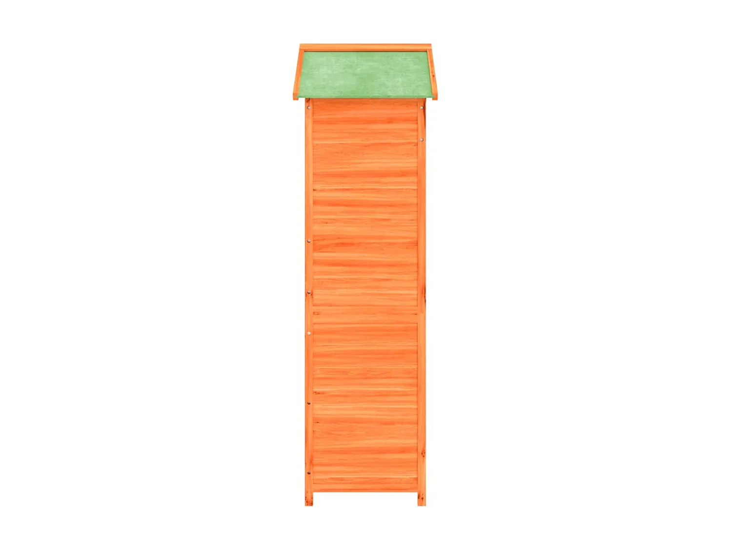 Abri à outils de jardin marron 120x53,5x170 bois massif pin