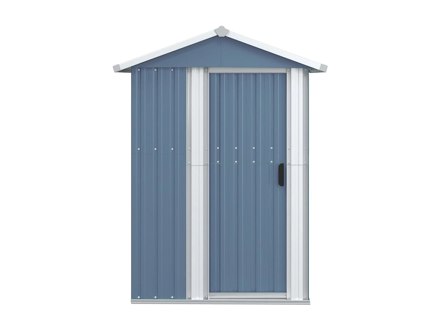 Abri de jardin Gris 126x97,5x177 Acier galvanisé