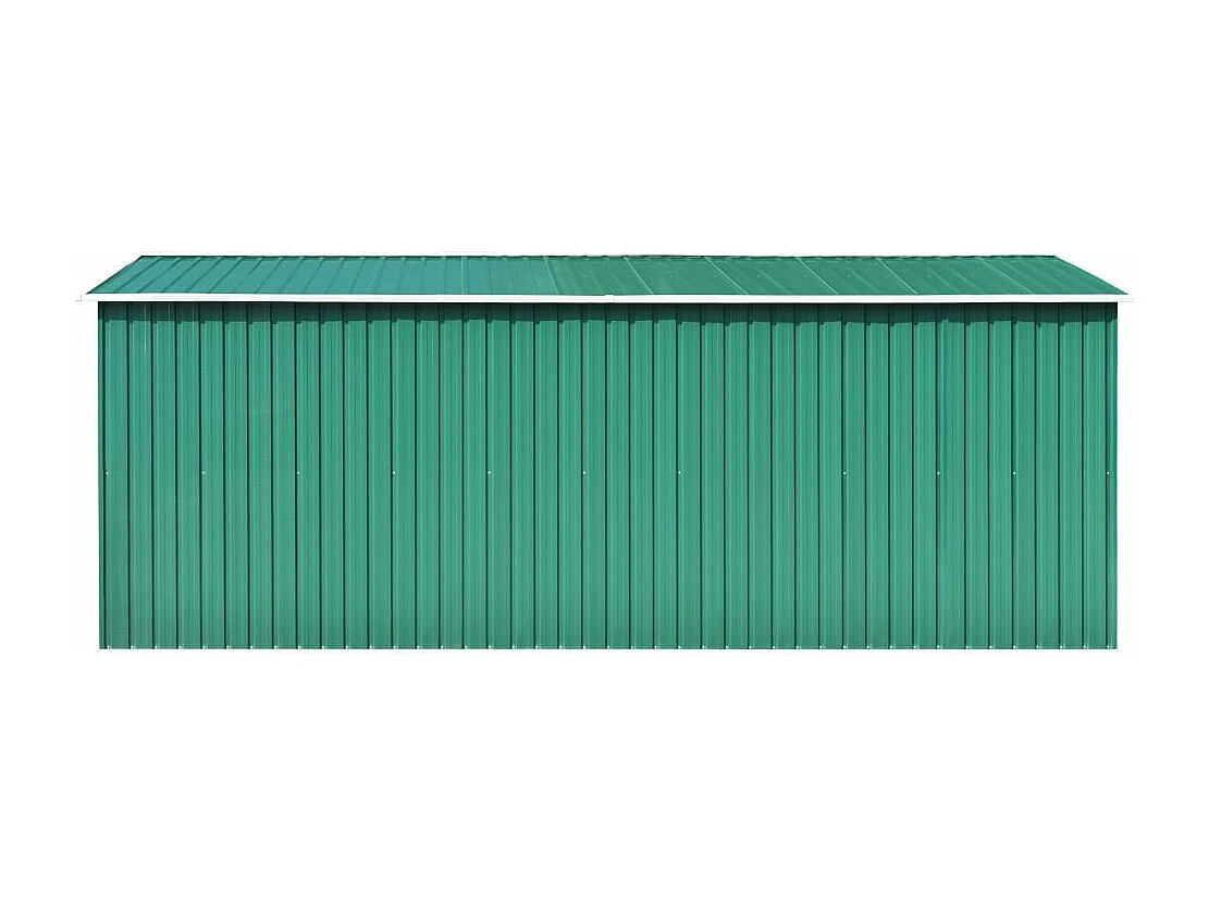 Abri de jardin 257x489x181 Métal Vert