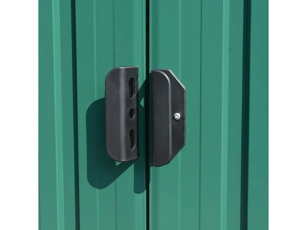 Abri de jardin 257x489x181 Métal Vert
