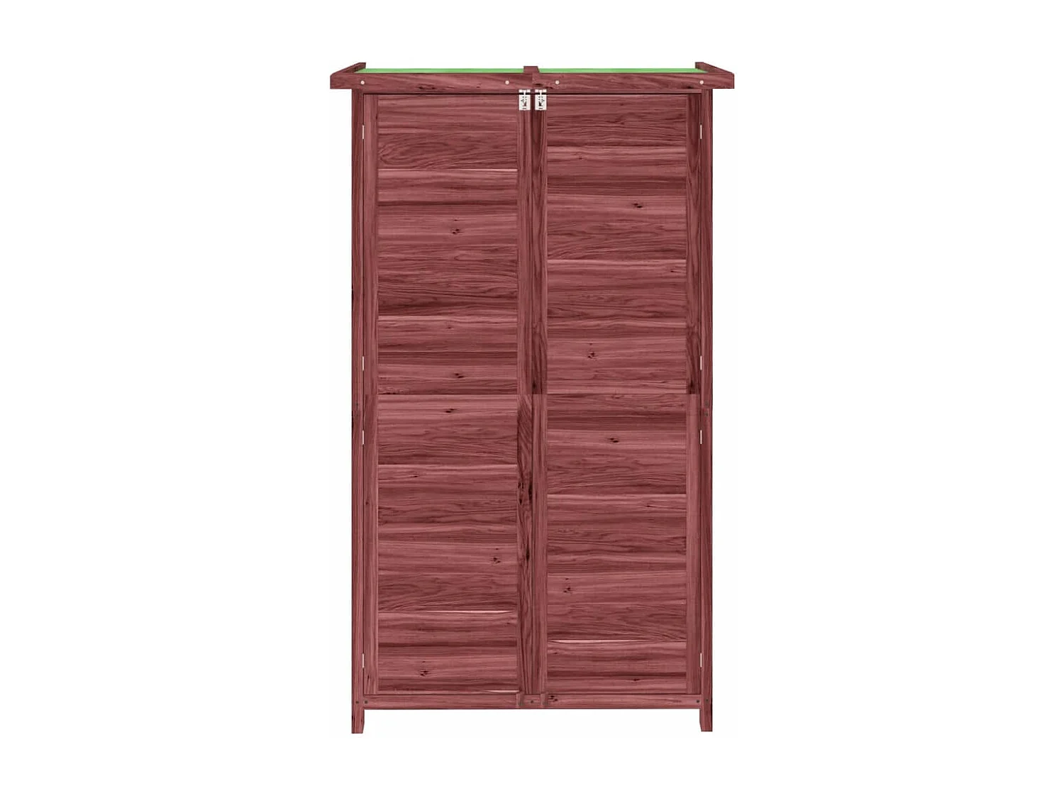 Abri à outils de jardin moka 83x57x140 bois massif pin