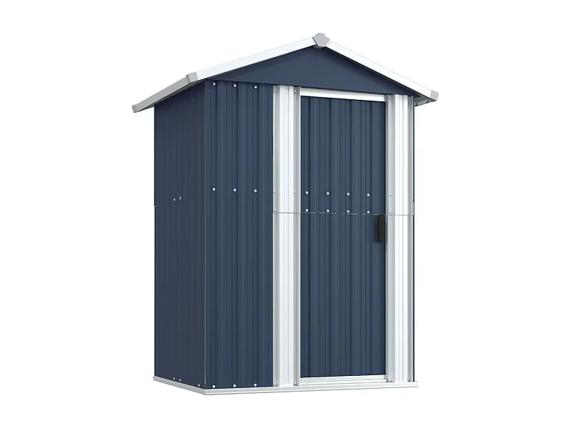 Abri de jardin Anthracite 126x97,5x177 Acier galvanisé