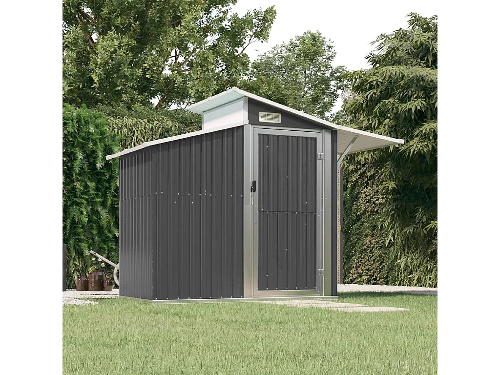 Abri de jardin Anthracite 270x130x208,5 Acier galvanisé