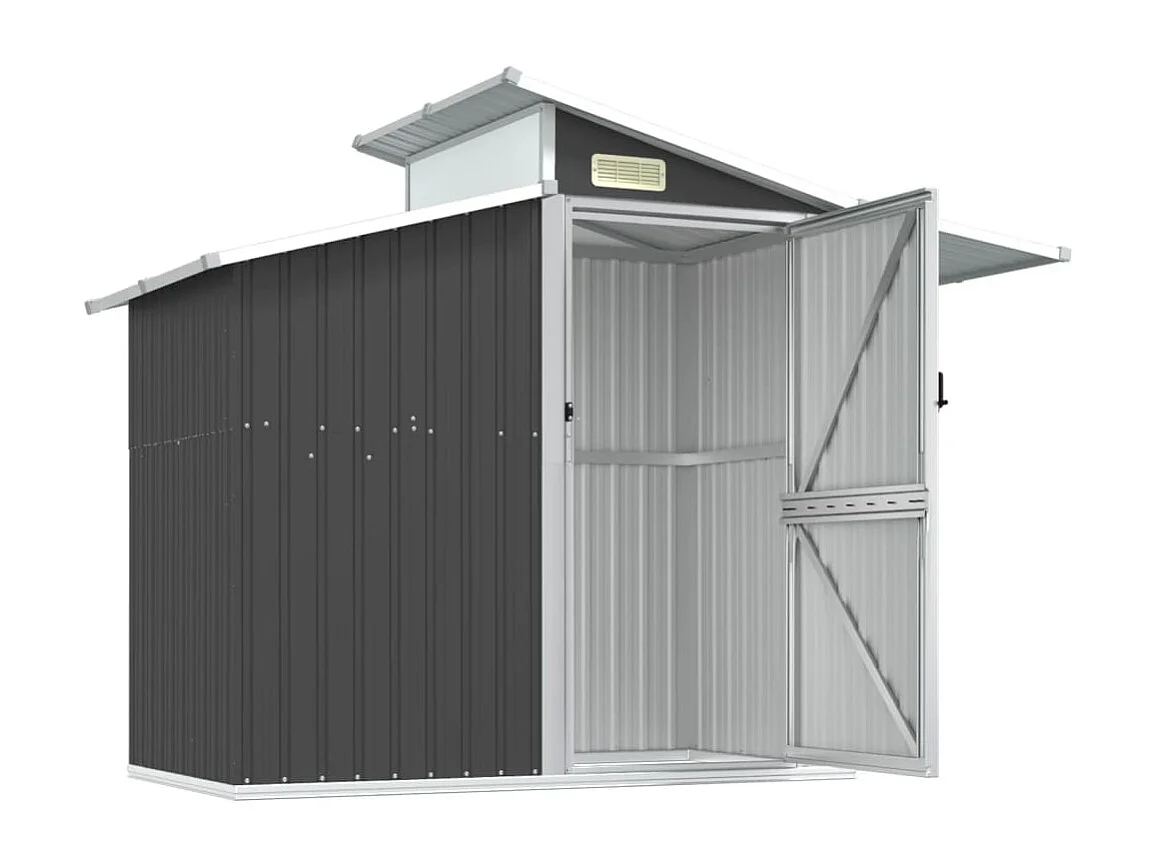 Abri de jardin Anthracite 270x130x208,5 Acier galvanisé