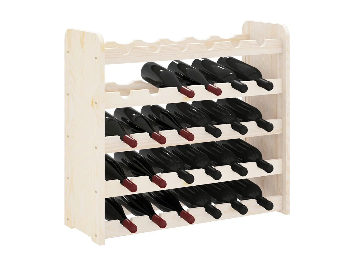 Casier à vin 67,5x25x60 Bois de pin massif