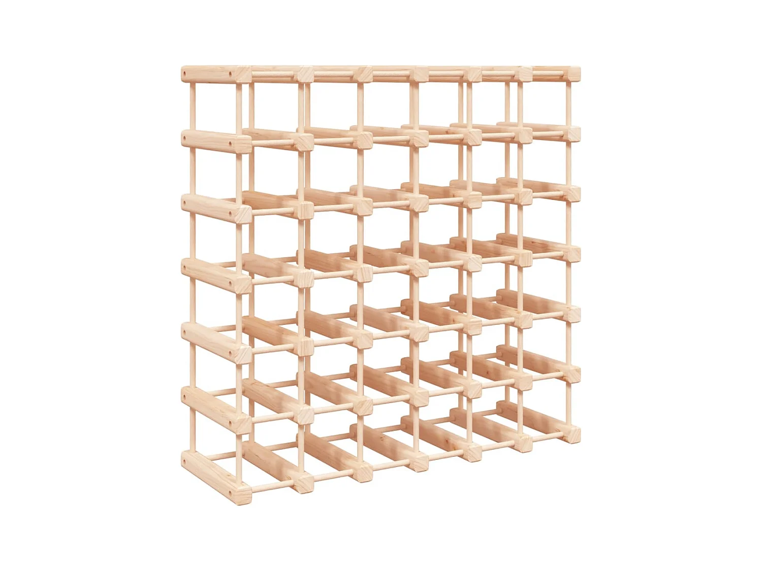 Casier à vin pour 42 bouteilles 68,5x23x68,5 pin massif