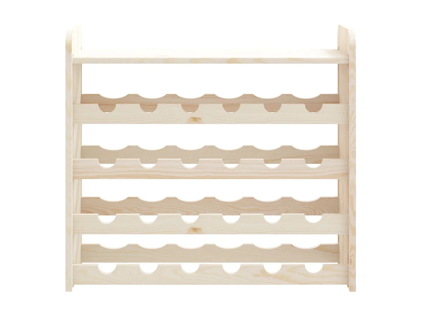 Casier à vin et panneau supérieur 67,5x25x60 bois pin massif