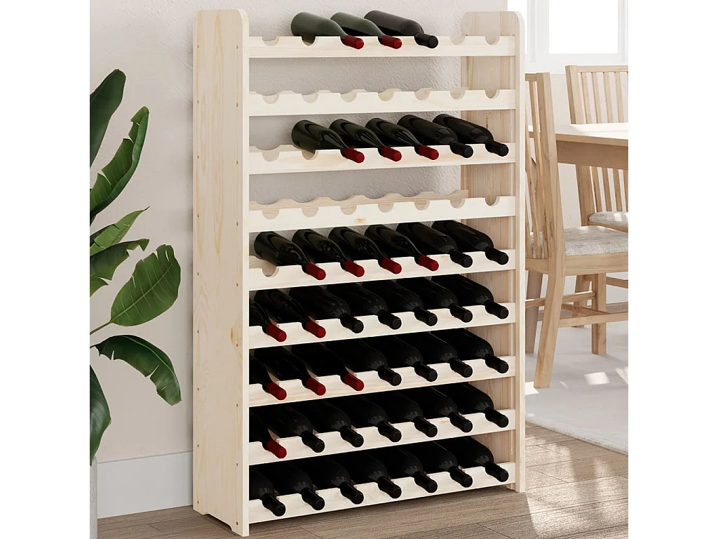 Casier à vin 72,5x25x111,5 Bois de pin massif