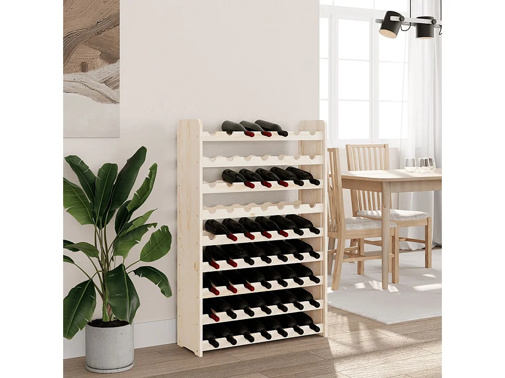 Casier à vin 72,5x25x111,5 Bois de pin massif