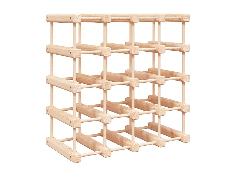 Casier à vin pour 20 bouteilles 46,5x23x46,5 pin massif