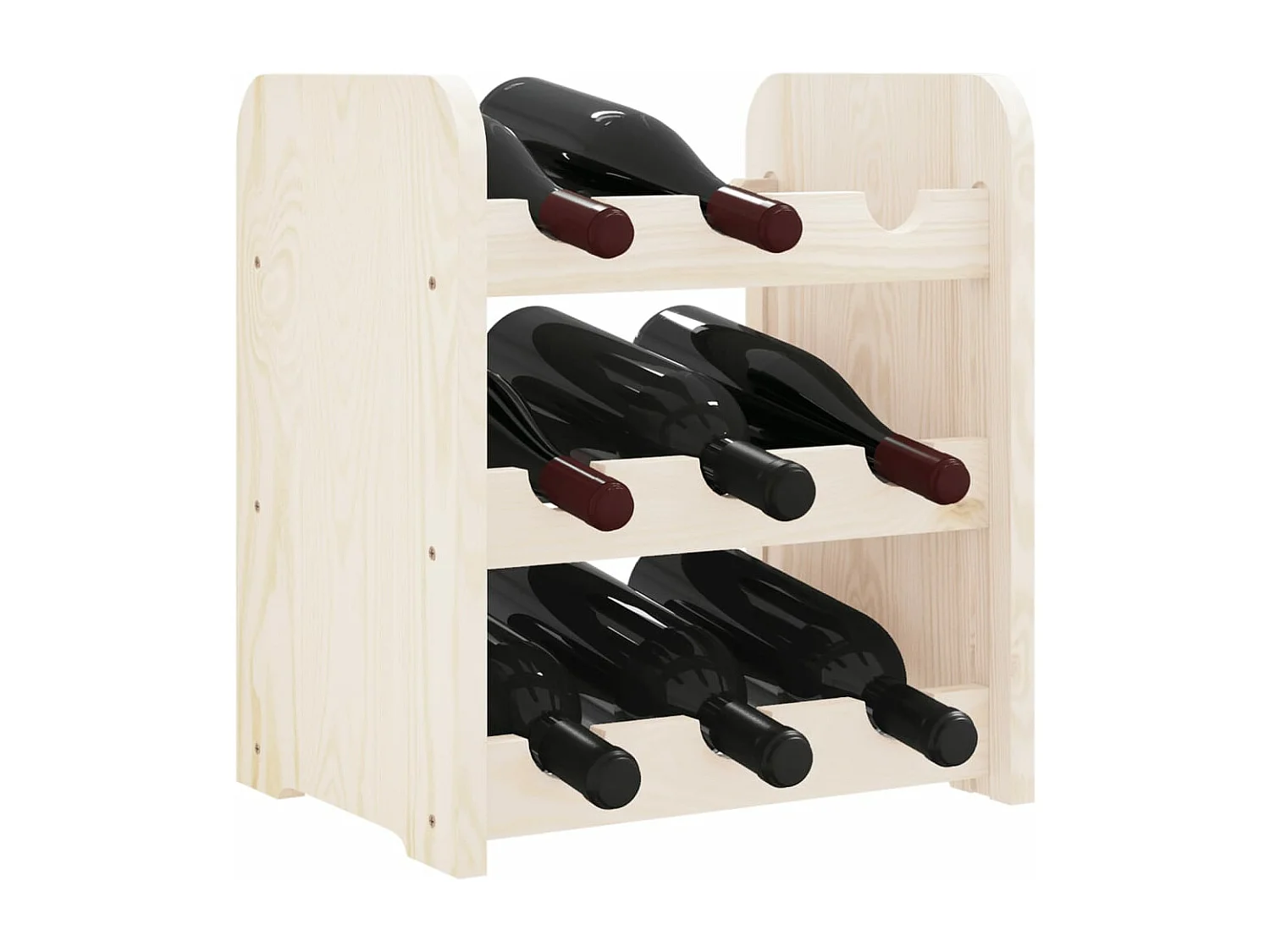 Casier à vin 33x25x37 bois de pin massif