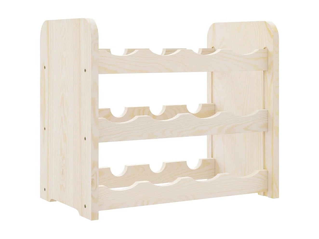 Casier à vin 43x25x37 bois de pin massif