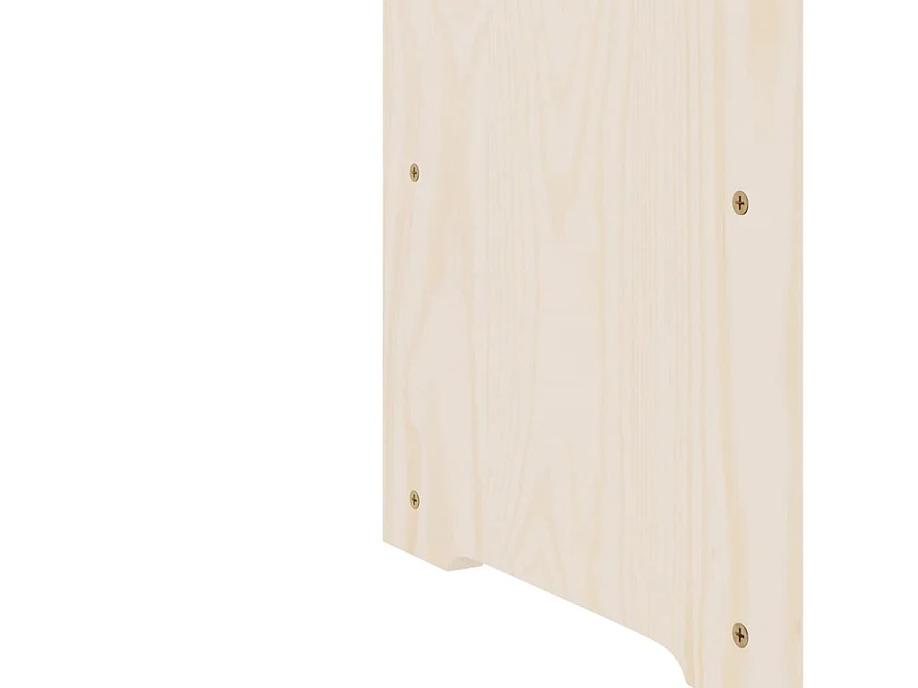 Casier à vin avec panneau supérieur 33x25x37 bois pin massif