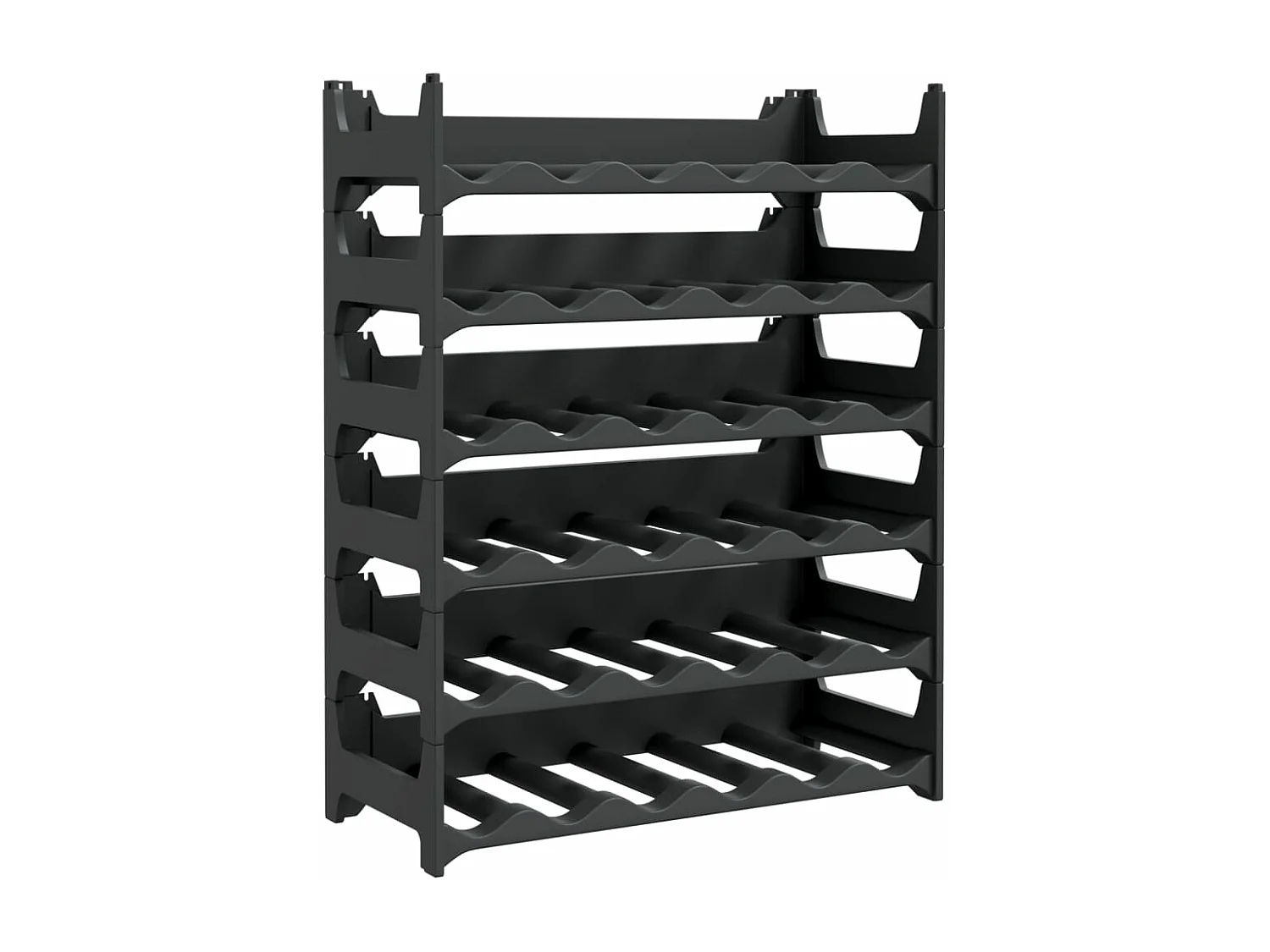 Casier à vin pour 36 bouteilles PP empilable