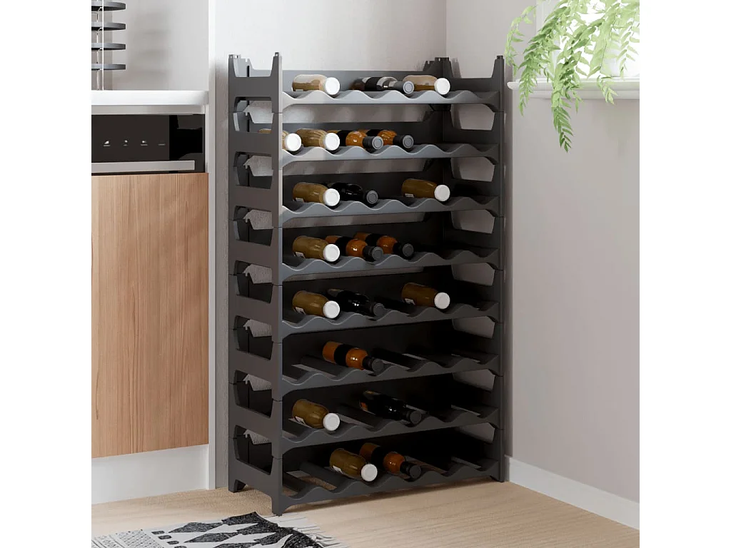 Casier à vin pour 48 bouteilles PP empilable