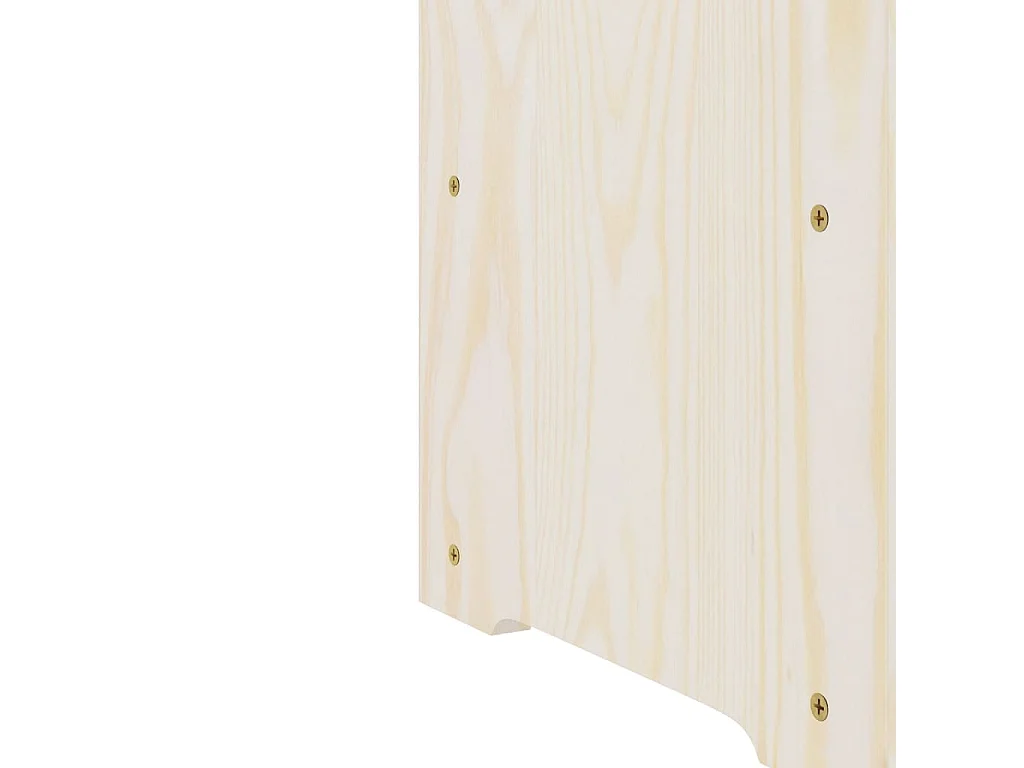 Casier à vin avec panneau supérieur bois de pin massif