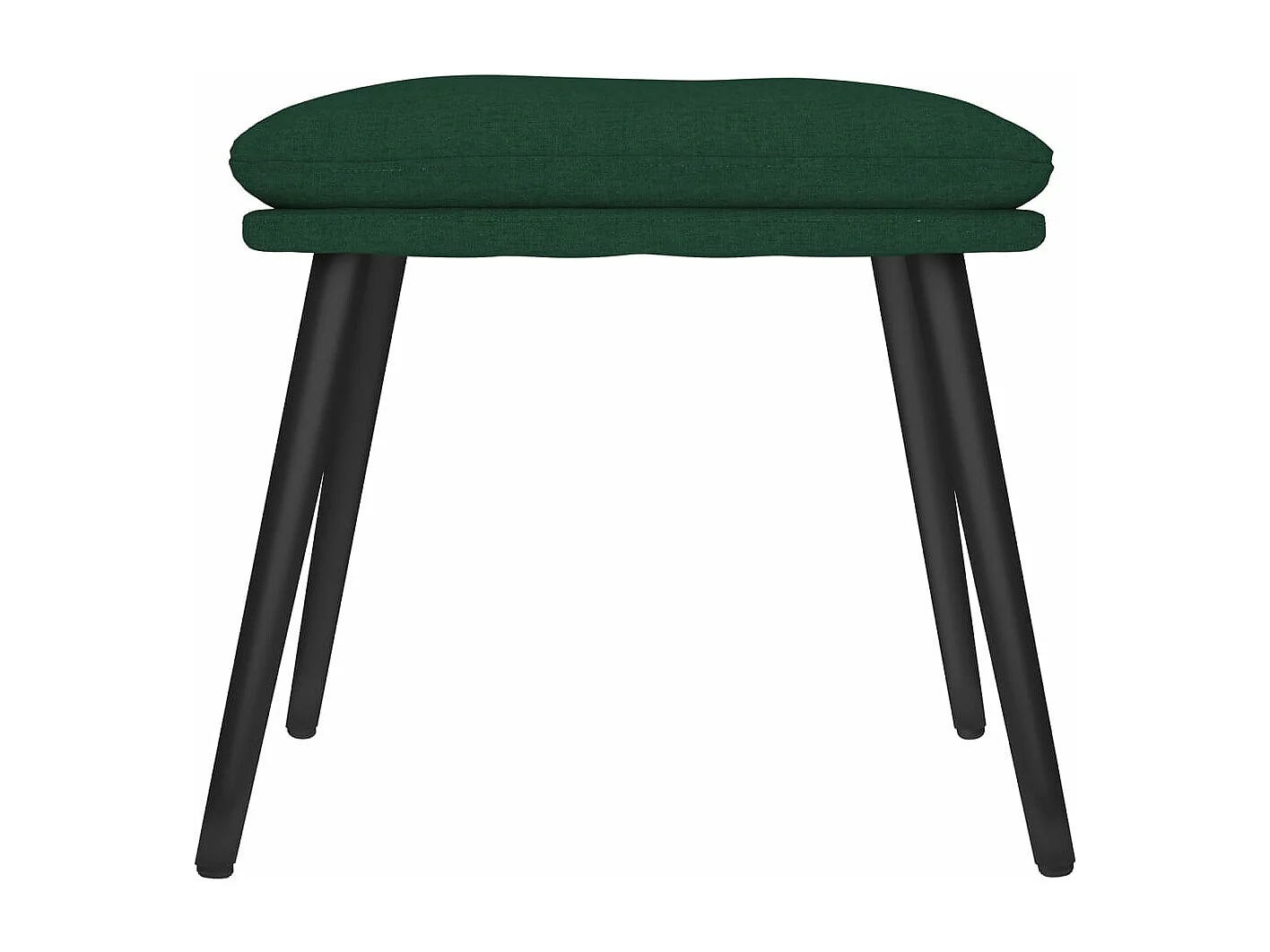 Repose-pied Vert foncé 45x29,5x39 Tissu