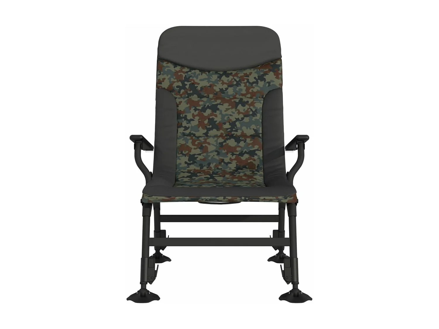 Chaise de pêche avec accoudoir pliable camouflage