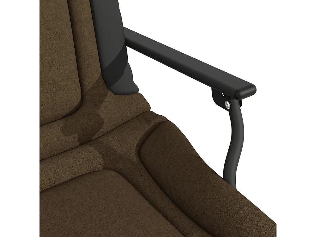 Chaise de pêche avec accoudoir pliable taupe