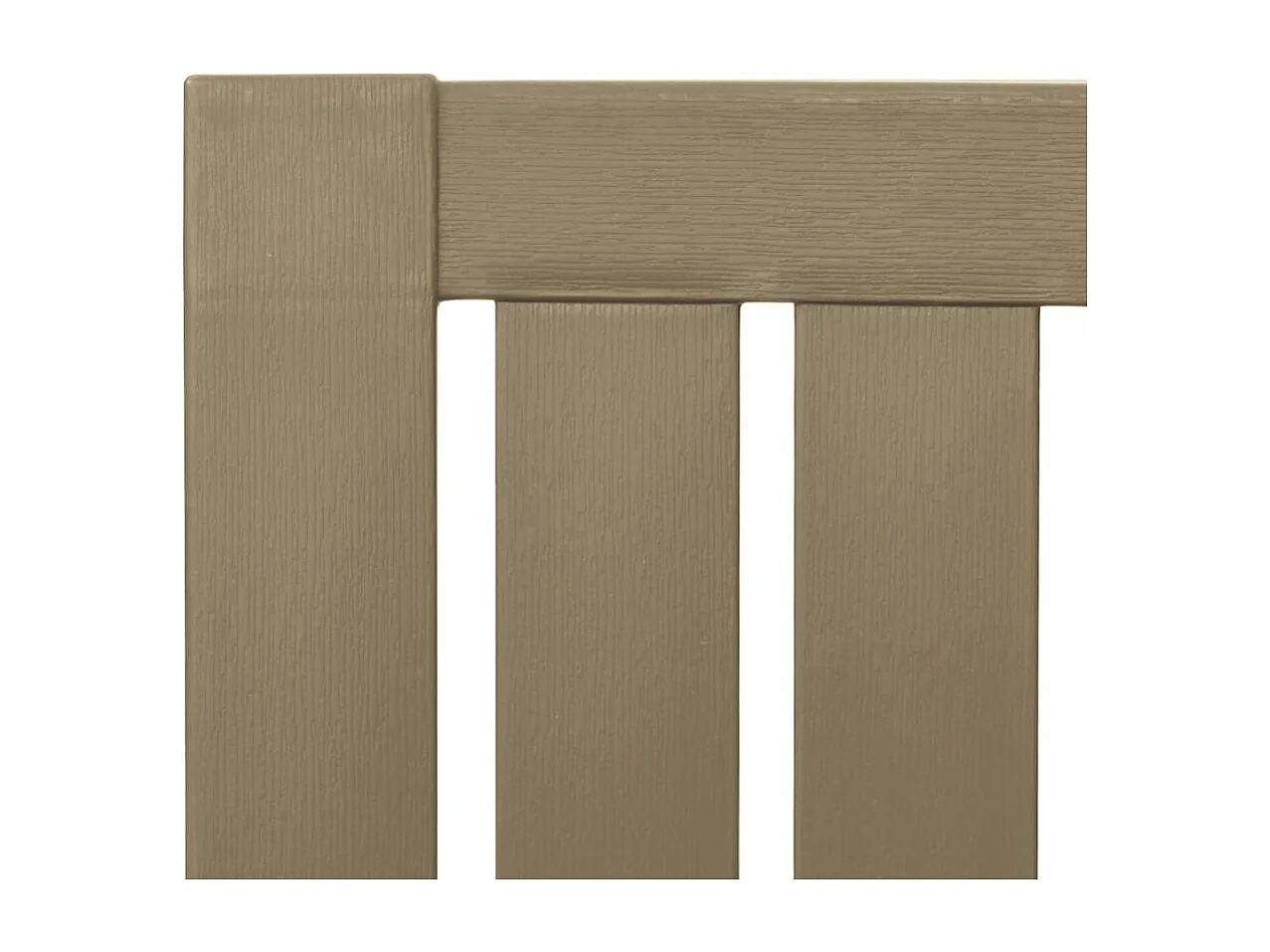 Chaise de jardin Adirondack marron clair polypropylène