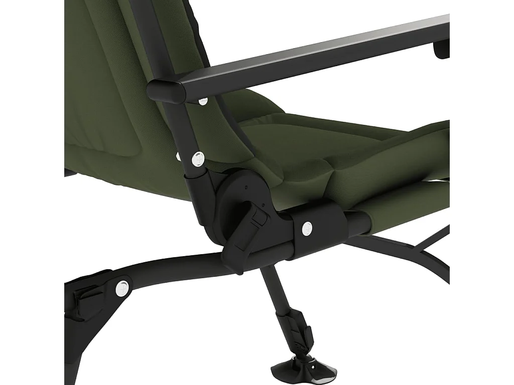 Chaise de pêche avec accoudoir pliable vert